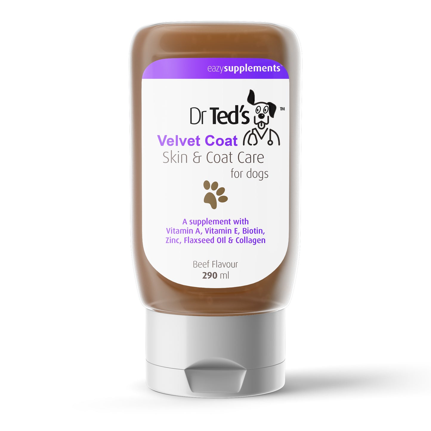 Dr Ted's Velvet Coat - Skin and Coat Supplement for dogs