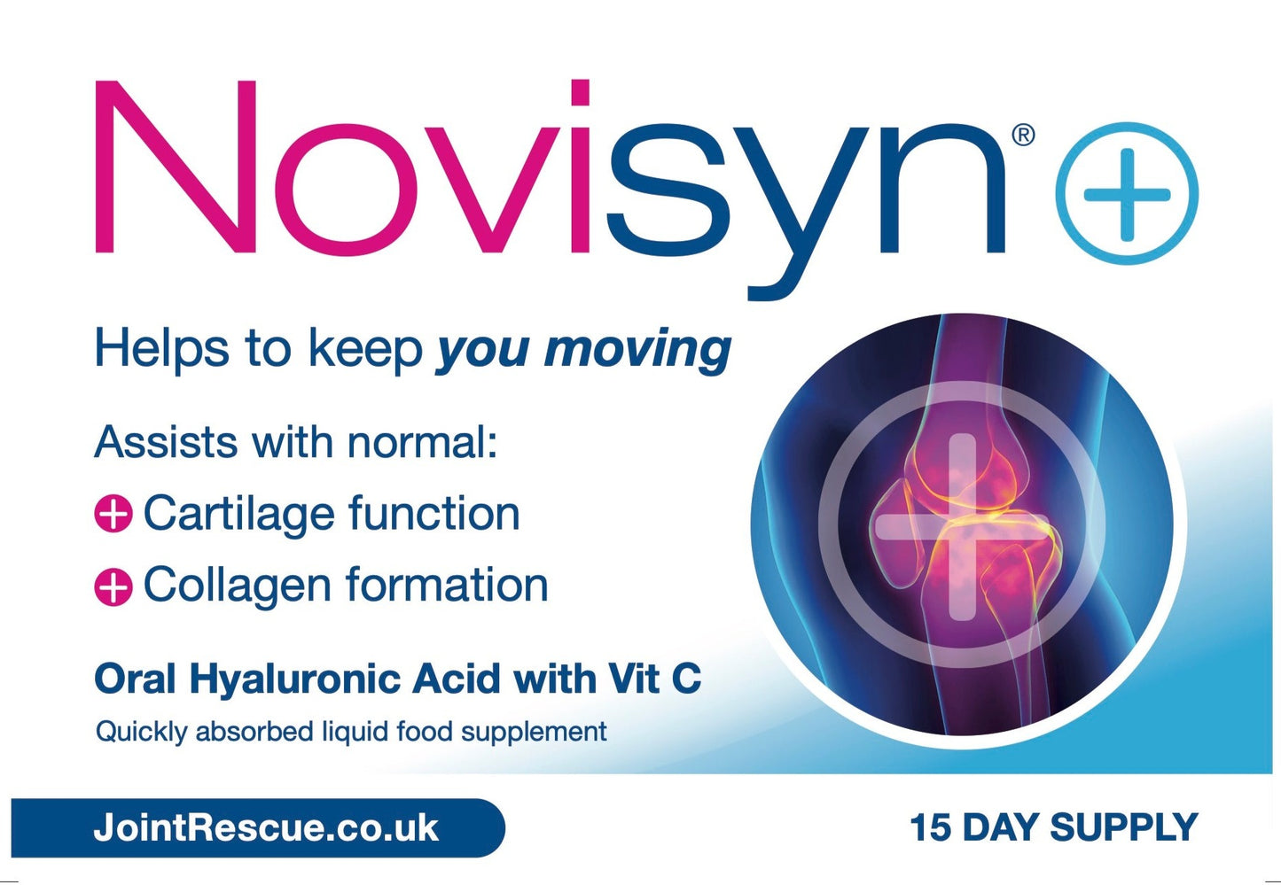 Novisyn+ hyaluronic acid sachets