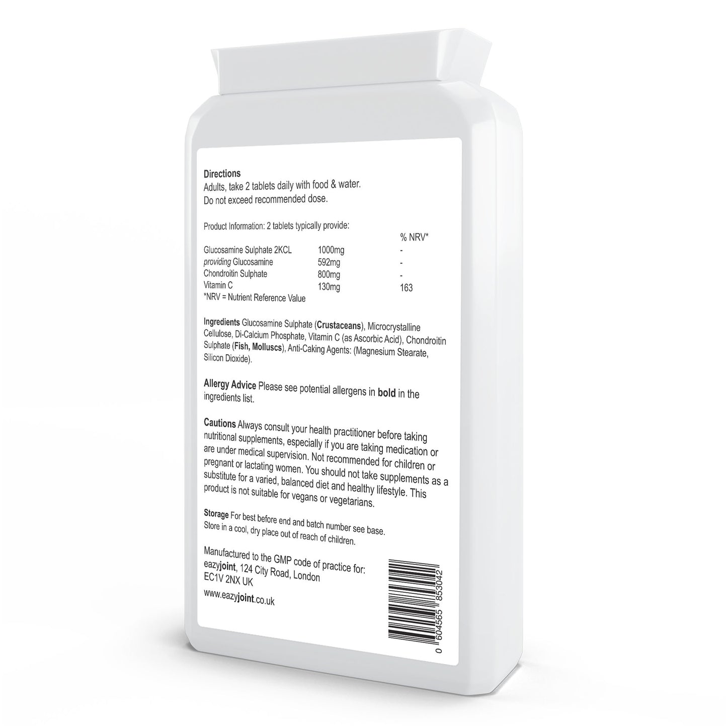 eazyJoint Glucosamine & Chondroitin + Vitamin C