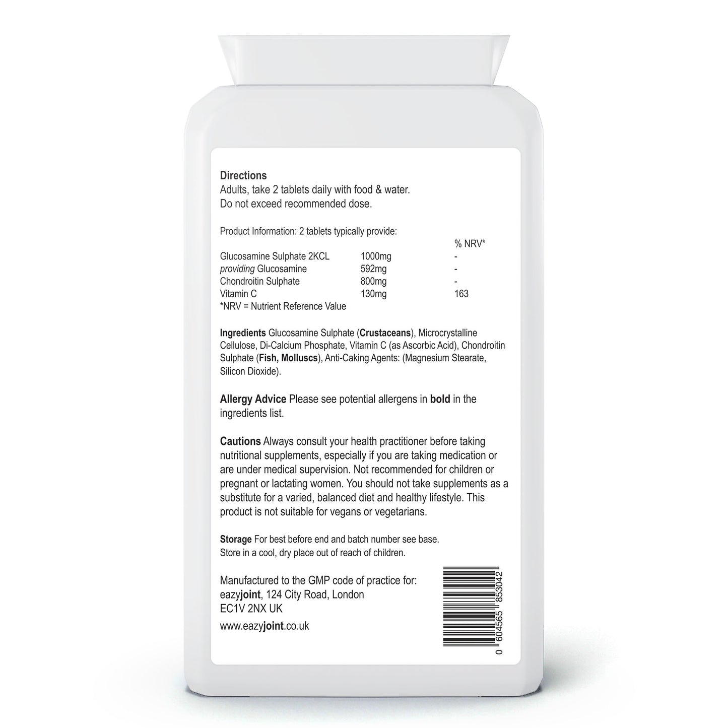 eazyJoint Glucosamine & Chondroitin + Vitamin C