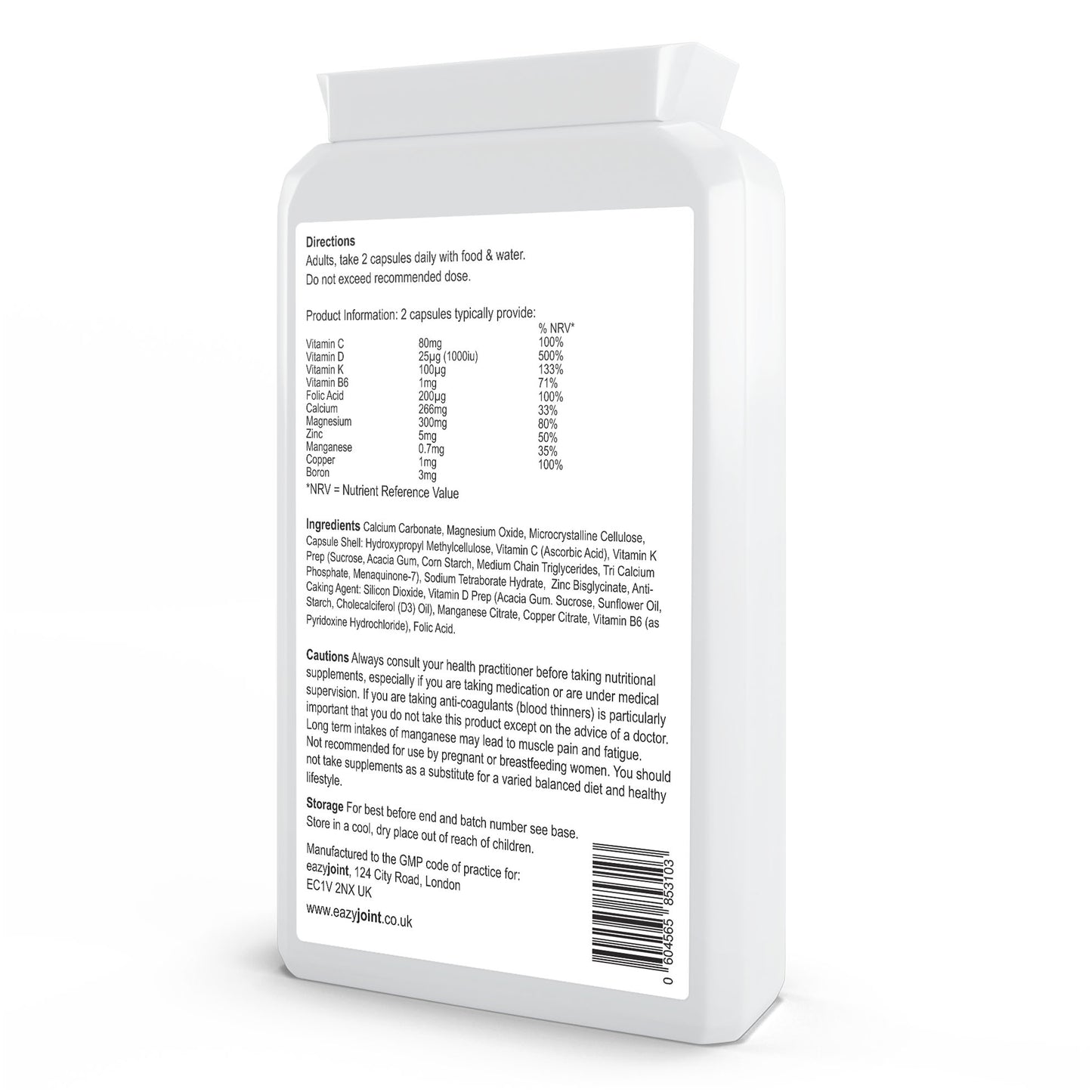 Bone & Joint Supplements Ideal for Connective Tissue Health