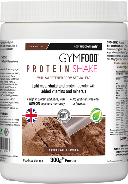 Chocolate Soy Protein Powder - GYMFOOD - 300g