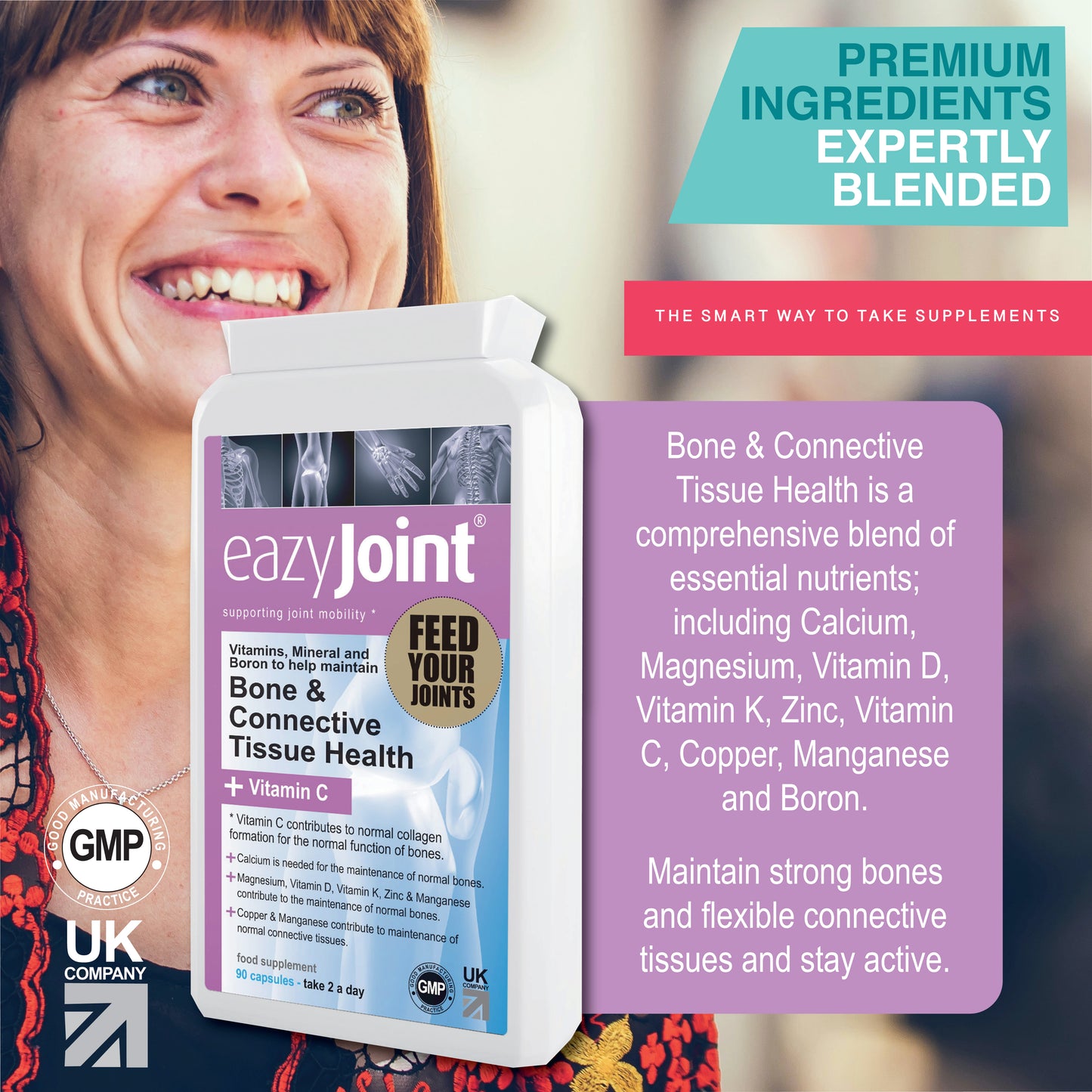 Bone & Joint Supplements Ideal for Connective Tissue Health