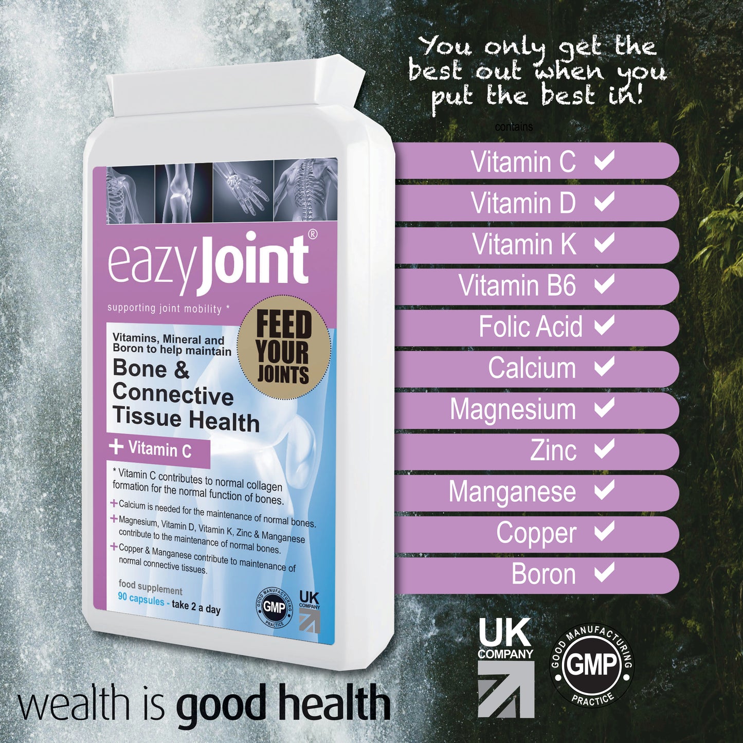 Bone & Joint Supplements Ideal for Connective Tissue Health