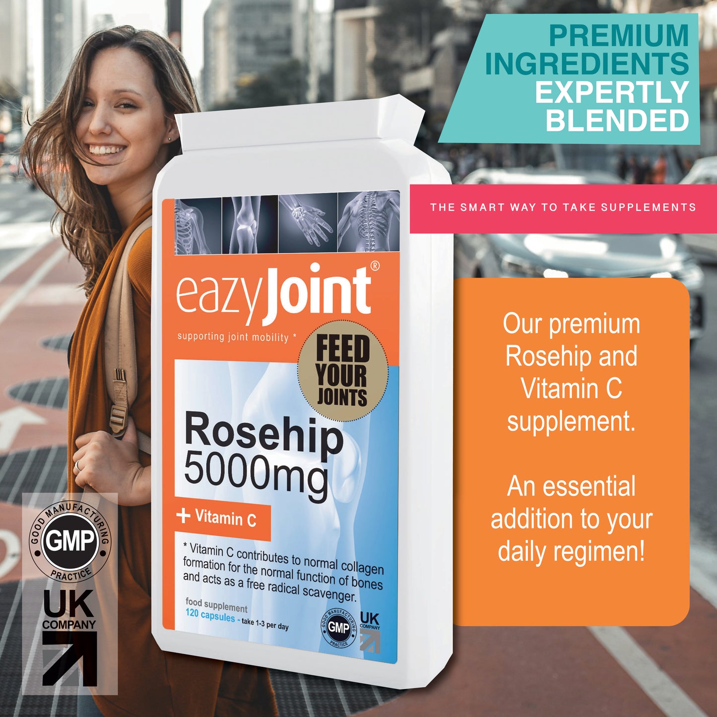 eazyJoint Rosehip + Vitamin C
