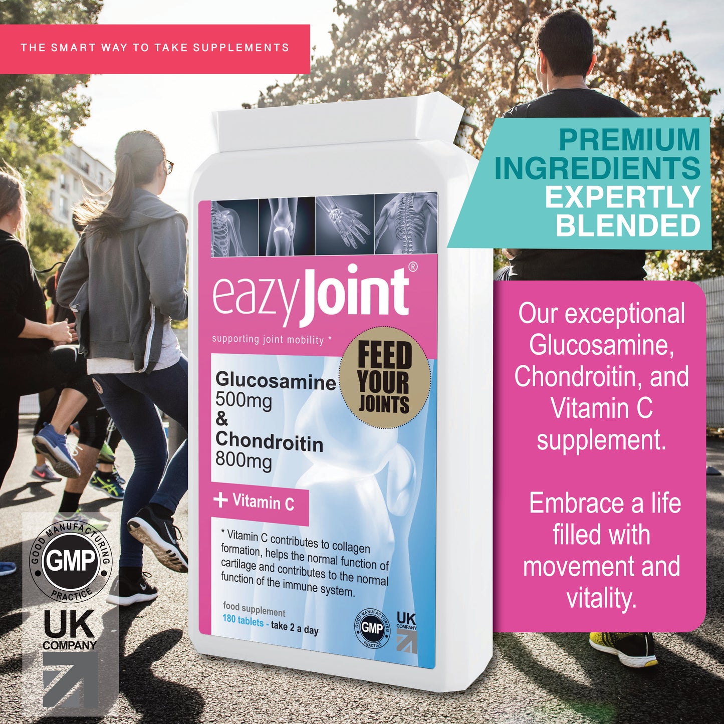 eazyJoint Glucosamine & Chondroitin + Vitamin C
