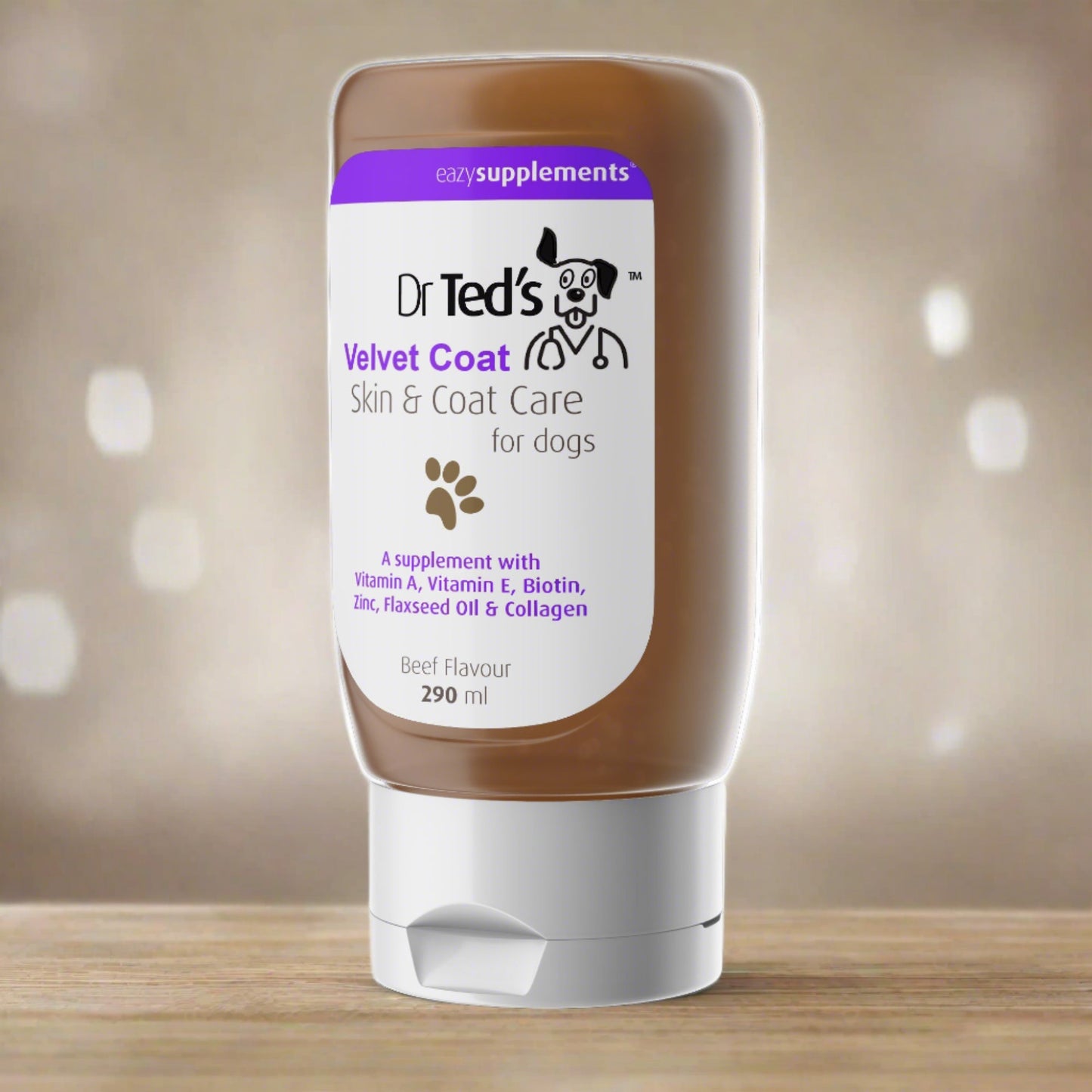 Dr Ted's Velvet Coat - skin and coat care for dogs