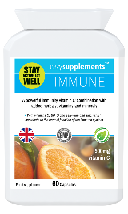 IMMUNE - a scientifically-crafted supplement with powerful immunity-strengthening ingredients to promote healthier immune function.