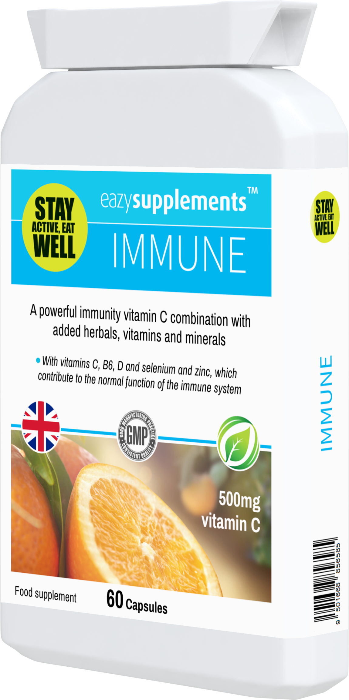 IMMUNE - a scientifically-crafted supplement with powerful immunity-strengthening ingredients to promote healthier immune function.