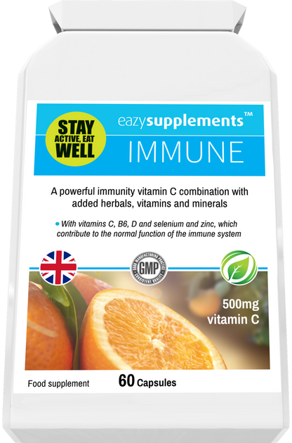 IMMUNE - a scientifically-crafted supplement with powerful immunity-strengthening ingredients to promote healthier immune function.