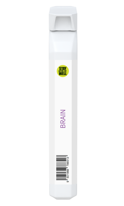 BRAIN - an adaptogenic adrenal support supplement containing precise dosages of key ingredients to assist the body's natural response to stress.