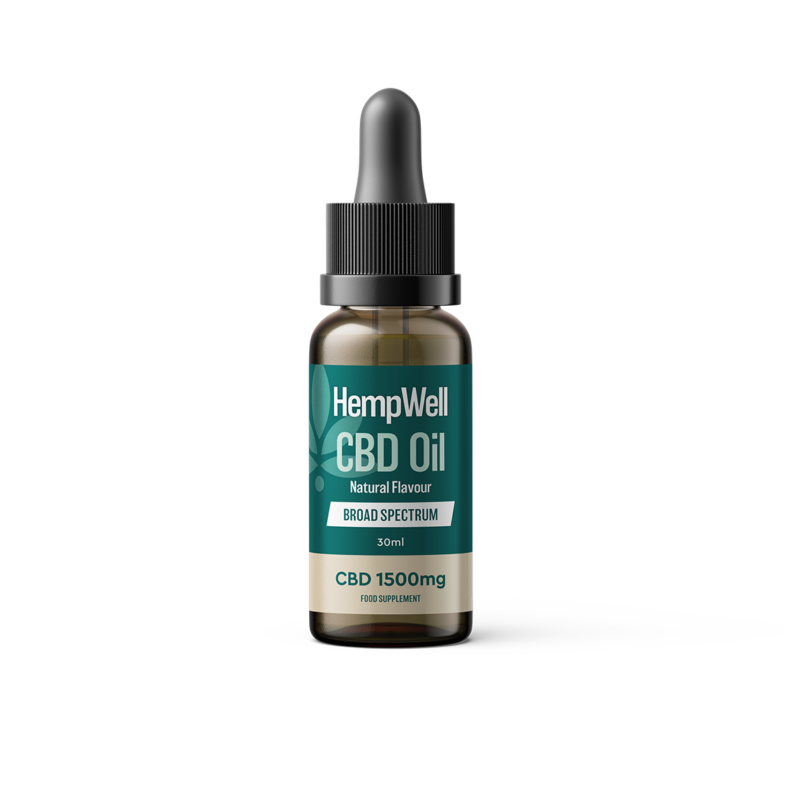 HempWell Broad Spectrum CBD Oil Tincture - 30ml