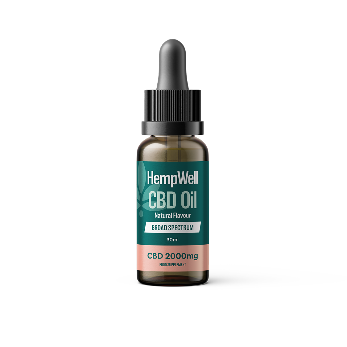 HempWell Broad Spectrum CBD Oil Tincture - 30ml