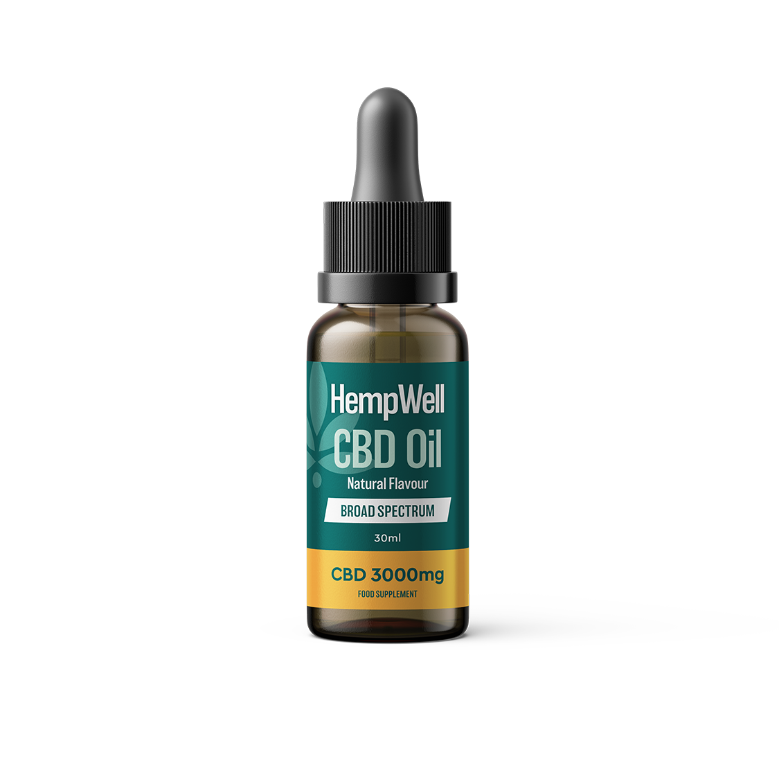 HempWell Broad Spectrum CBD Oil Tincture - 30ml