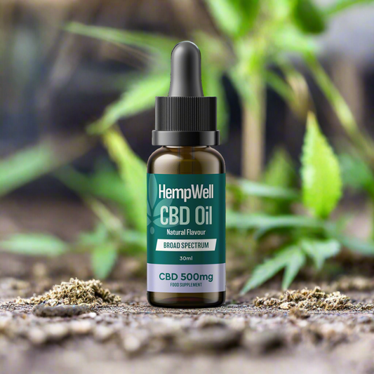 HempWell Broad Spectrum CBD Oil Tincture - 30ml