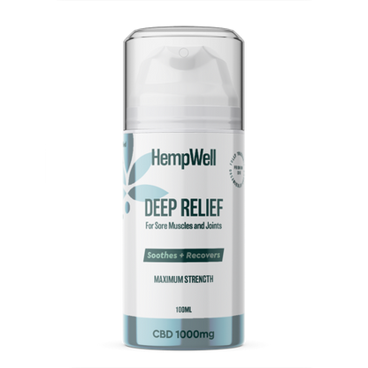 HempWell “Deep Relief” Cooling Muscle & Joint Cream CBD | 100ml