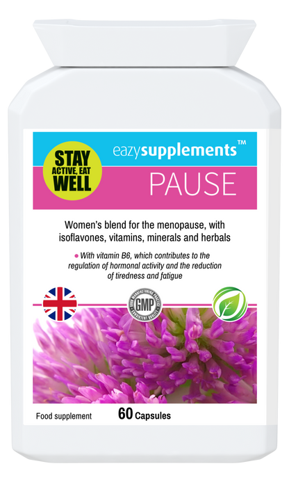 PAUSE - providing herbal supplementation to aid hormone balance during PMS and menopause.