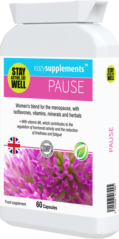 PAUSE - providing herbal supplementation to aid hormone balance during PMS and menopause.