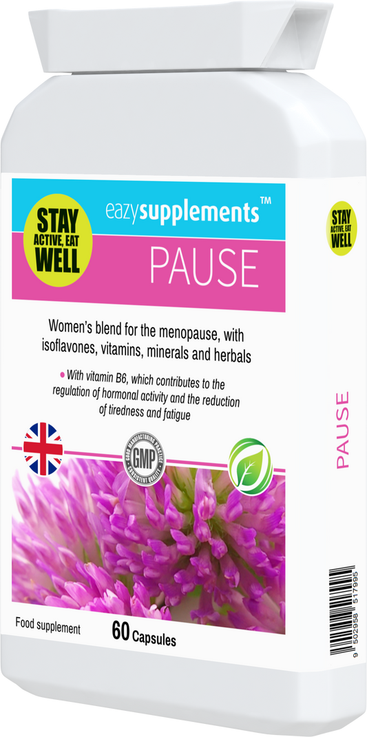 PAUSE - providing herbal supplementation to aid hormone balance during PMS and menopause.