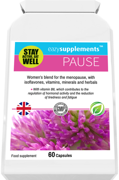 PAUSE - providing herbal supplementation to aid hormone balance during PMS and menopause.