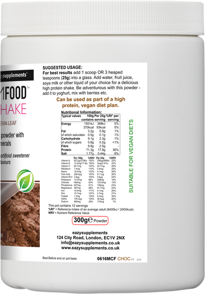 GYMFOOD Protein Shake - chocolate flavour - 300g