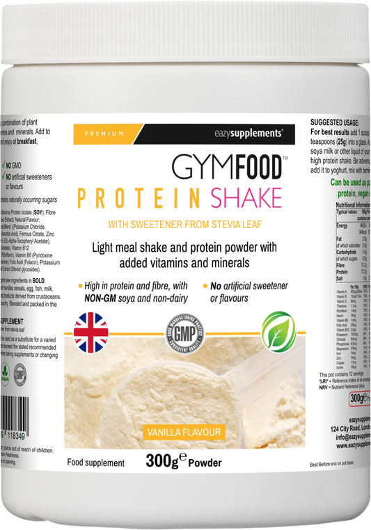 GYMFOOD Protein Shake - vanilla flavour - 300g