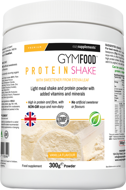 GYMFOOD Protein Shake - vanilla flavour - 300g