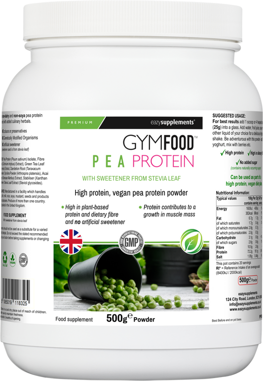 GYMFOOD Pea Protein Powder - 500g