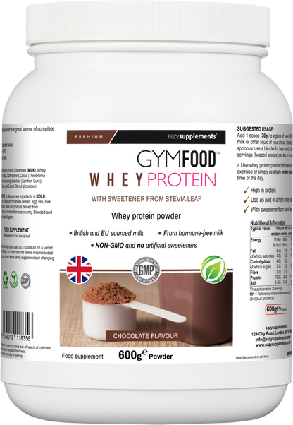 GYMFOOD Whey Protein - chocolate flavour - 600g