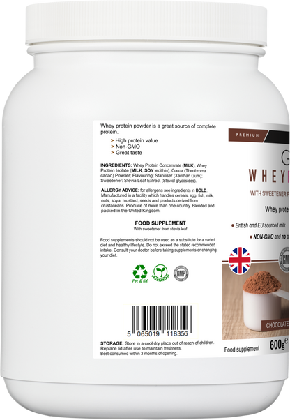 GYMFOOD Whey Protein - chocolate flavour - 600g