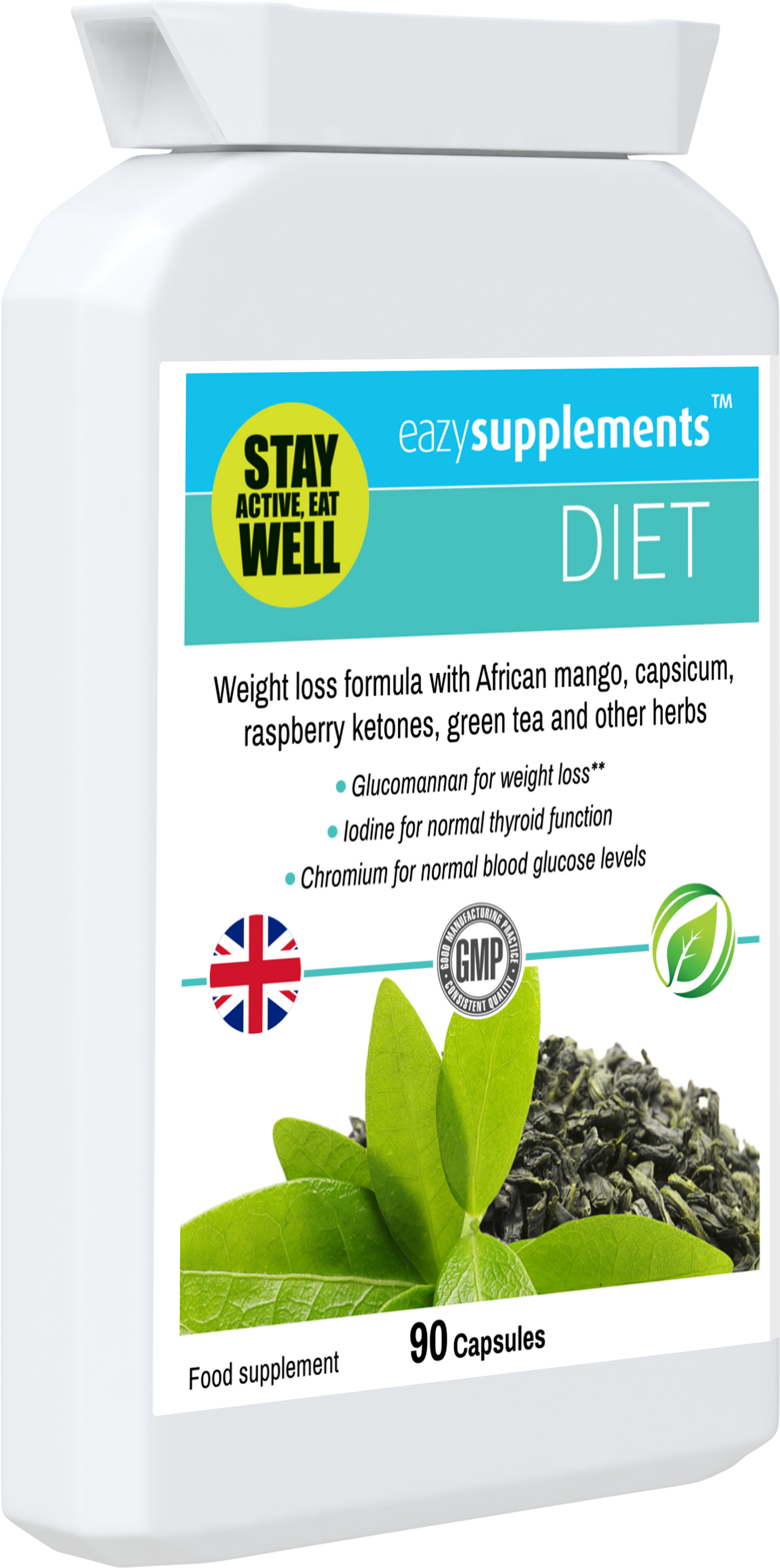 DIET - a herbal weight loss support, fat burning, and energy-enhancing supplement.