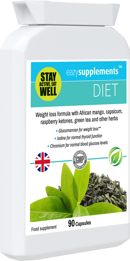 DIET - a herbal weight loss support, fat burning, and energy-enhancing supplement.