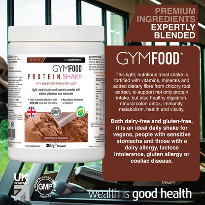 GYMFOOD Protein Shake - chocolate flavour - 300g